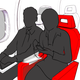 Imagen para el artículo titulado Este invento puede acabar con la guerra del reposabrazos en el avión